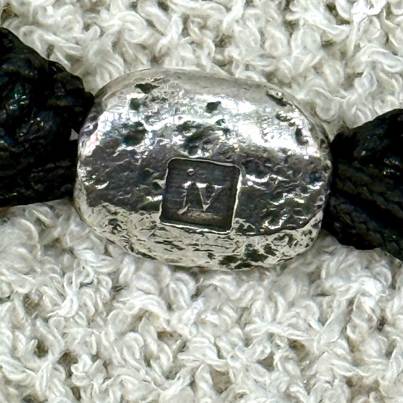 John Varvatos ARTISANAL STERLING SILVER BRACELET - Picture 1 of 5